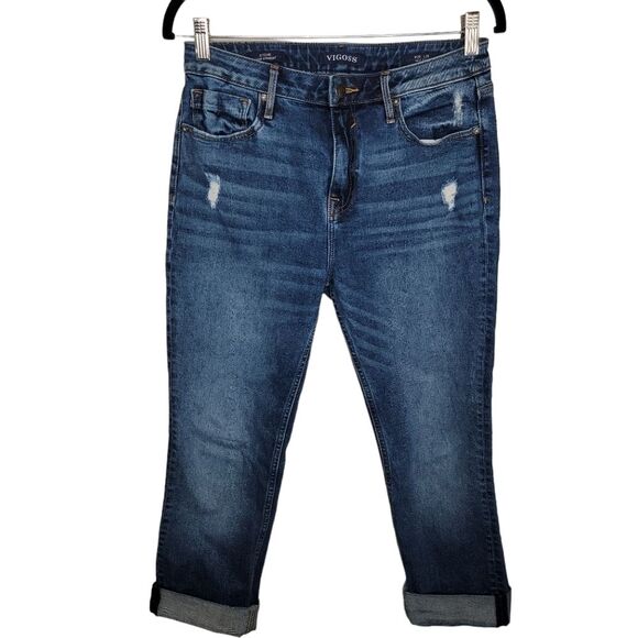 Vigoss Stevie Crop Straight high rise denim jeans Size 29 - Picture 1 of 5